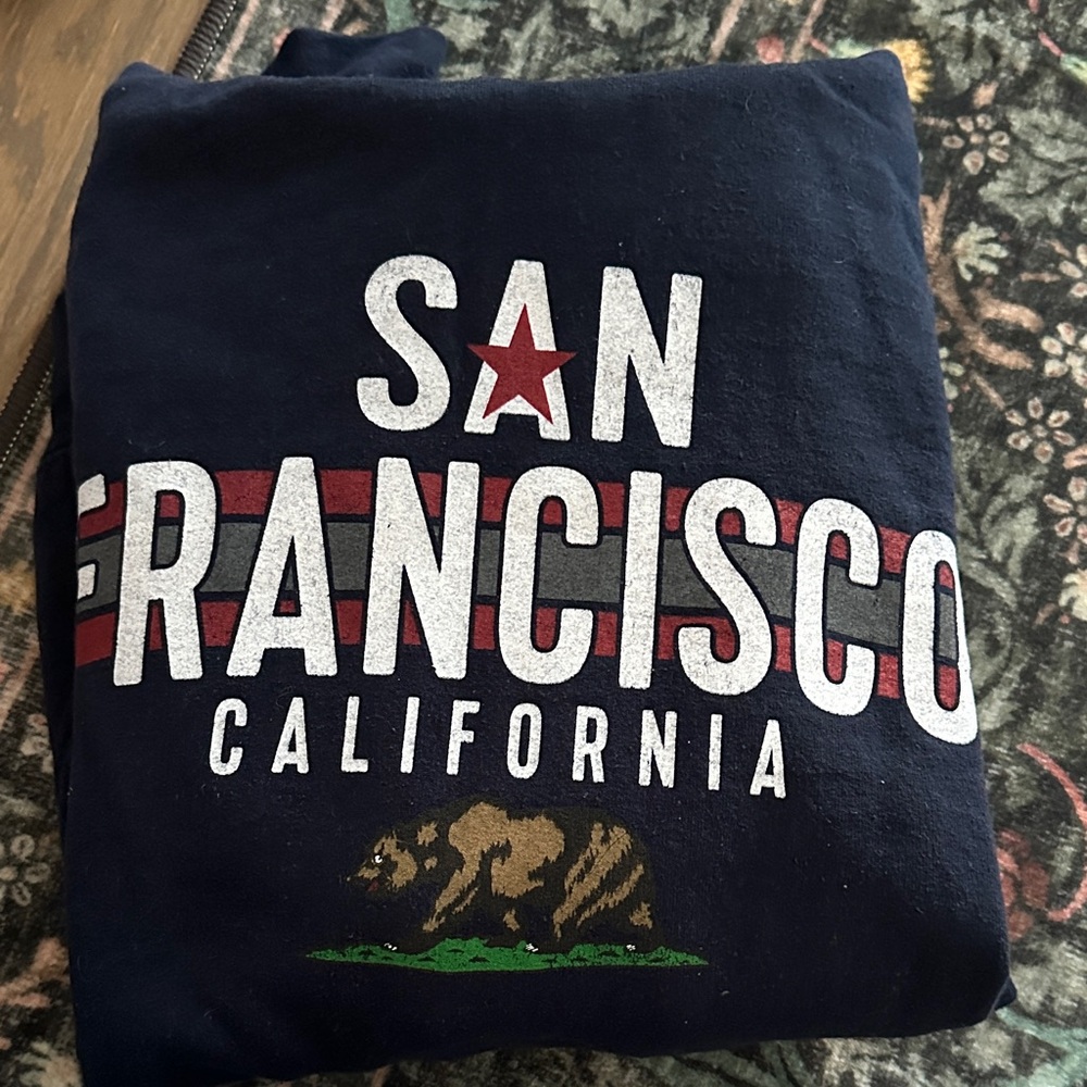 Gildan Navy San Francisco Sweatshirt